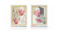 Wizyta Jana Pawła II w Polsce upamiętniona na znaczkach.