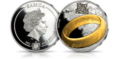 „Władca Pierścieni” - unikatowa moneta uszlachetniona czystym srebrem i złotem