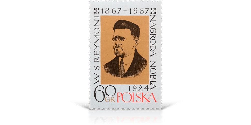 Wladysław Reymont znaczek pocztowy z 1967 roku
