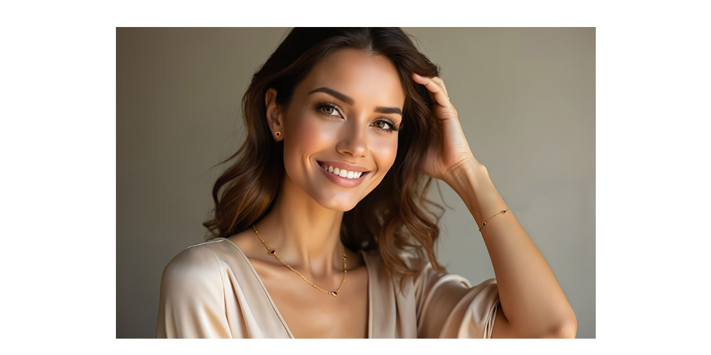 Zdobienie czerwonymi kryształkami.