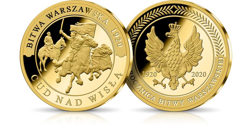 medal pamiątkowy 100 rocznica bitwy warszawskiej 1920 platerowany złotem medal pamiątkowy 100 rocznica bitwy warszawskiej 1920 platerowany złotem