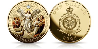 Moneta Cud w Betlejem Zwiastowanie Pasterzom 