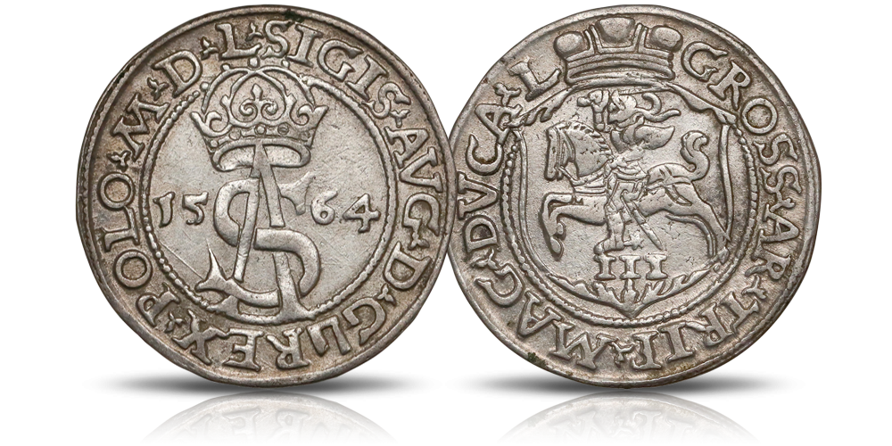 trojak Wilno Zygmunt II August trojak Wilno Zygmunt II August