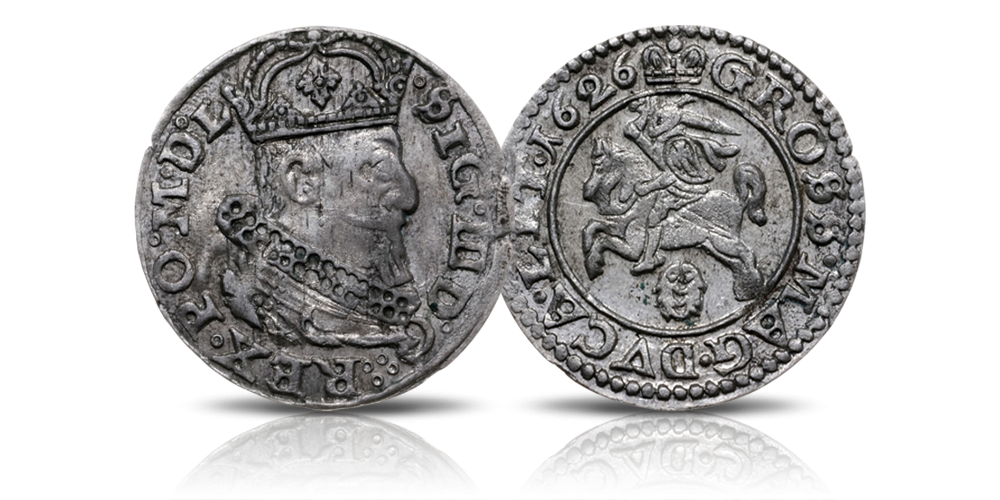 grosz wileński Zygmunta III Wazy