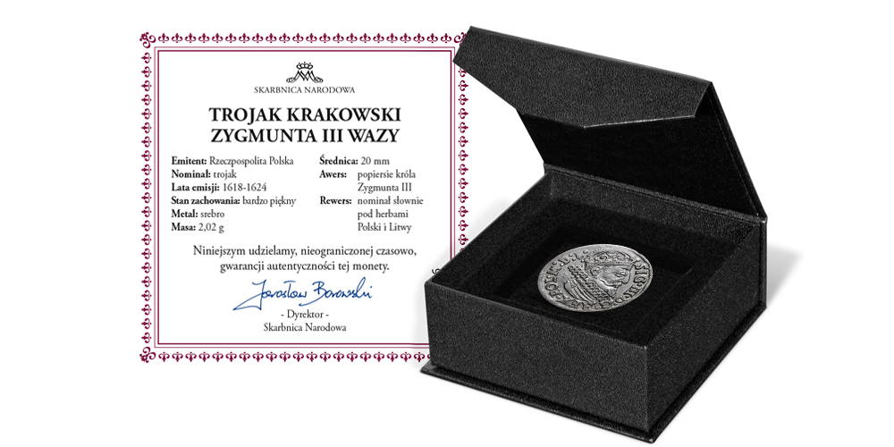 trojak zygmunt iii waza 1624