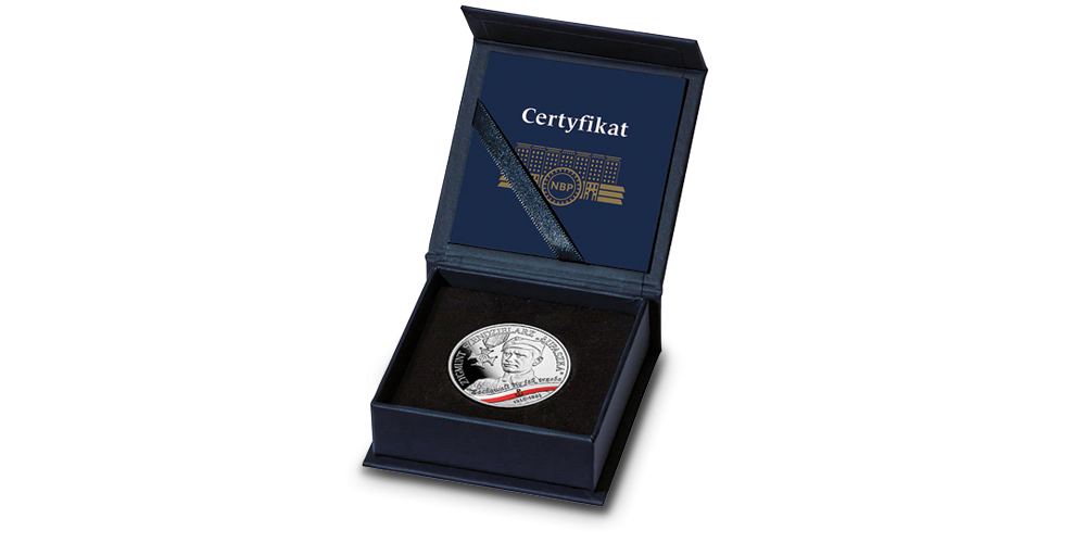 Srebrna moneta NBP Zygmunt Szendzielarz 